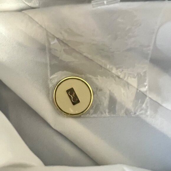 J McLaughlin Womens Serina Blue Floral Pencil Skirt Buttons Above Knee size 0 - Picture 11 of 12